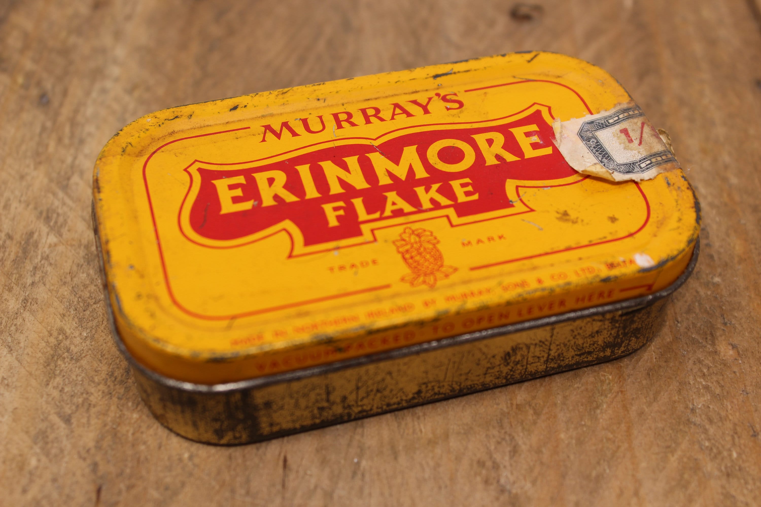 erinmore tobacco tin Vintage Murray's Erinmore Flake - Tobacco Tin