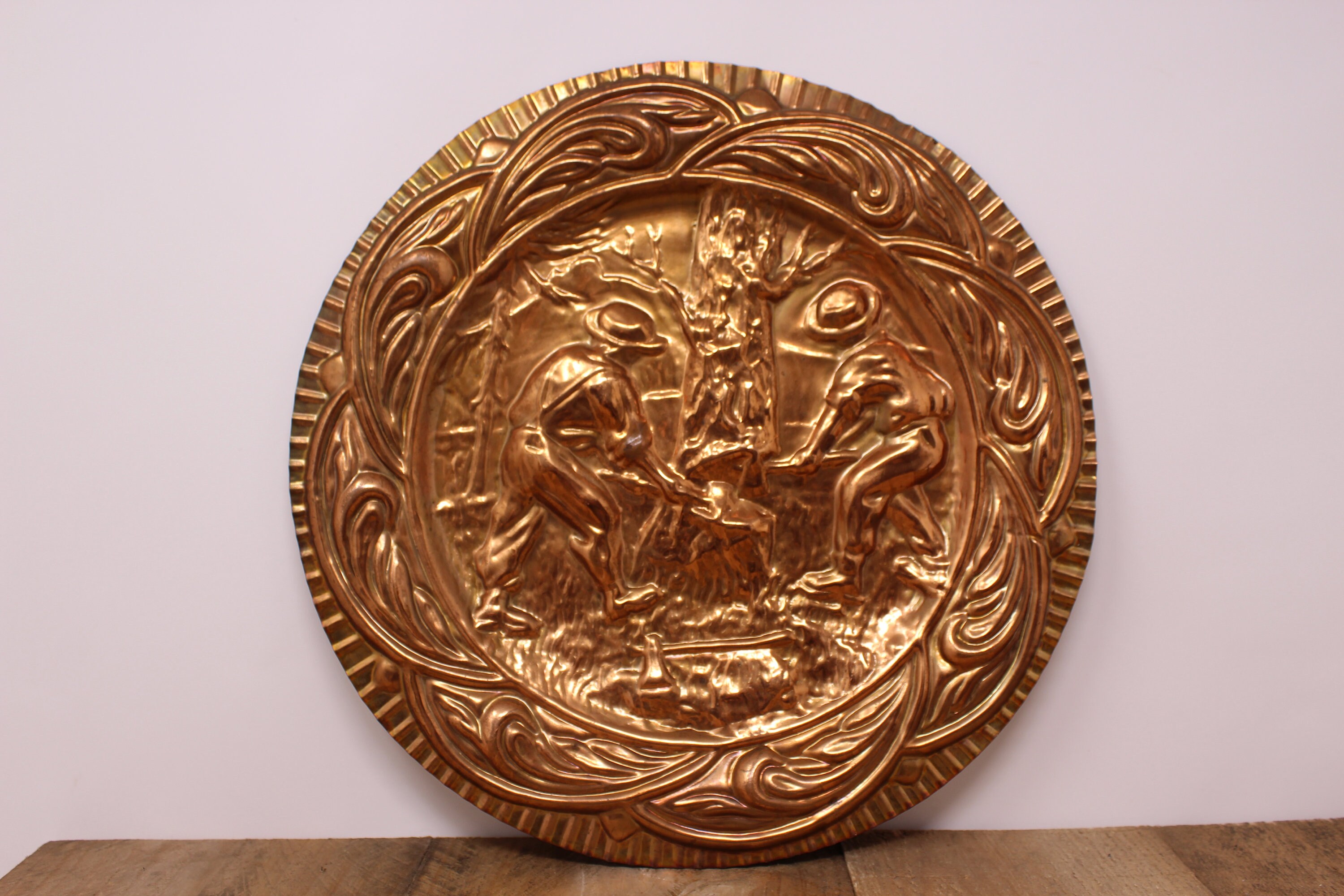 Sold at Auction: Copper Wall Decor, Copper Plates