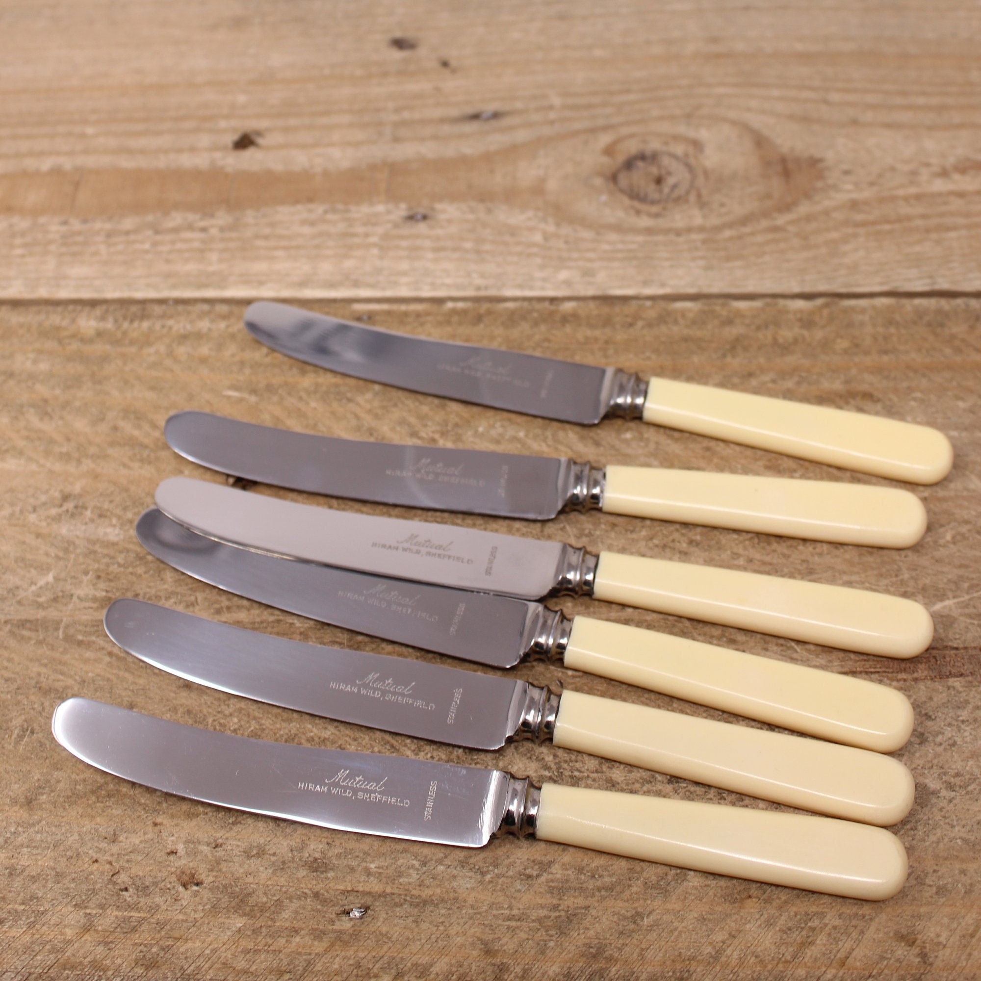 TOWLE】 バターナイフ 6本【純銀ハンドル】 OLD MASTER