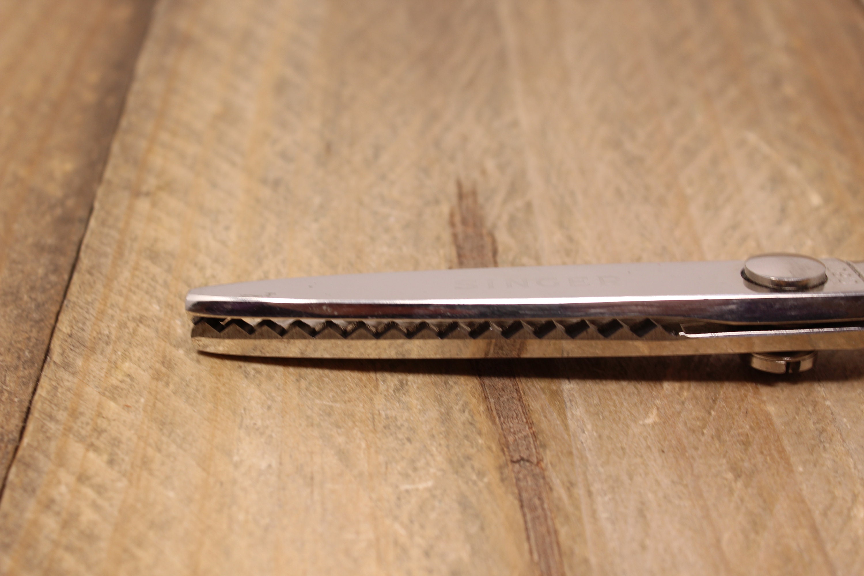 Vintage Singer C807 Heavy Duty 9 Stainless Pinking Etsy