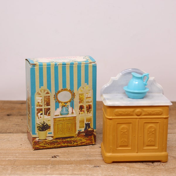 Vintage Avon Victorian Washstand - Charisma Foaming Bath Oil - Almost Full (4 Oz. Fl.)