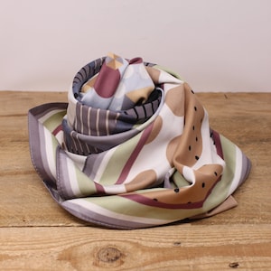 Santorini by Signarica Square Scarf - Design - 43&quot; x 43&quot;