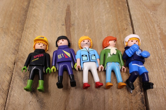 Lot de 5 personnages Playmobil vintage -  France