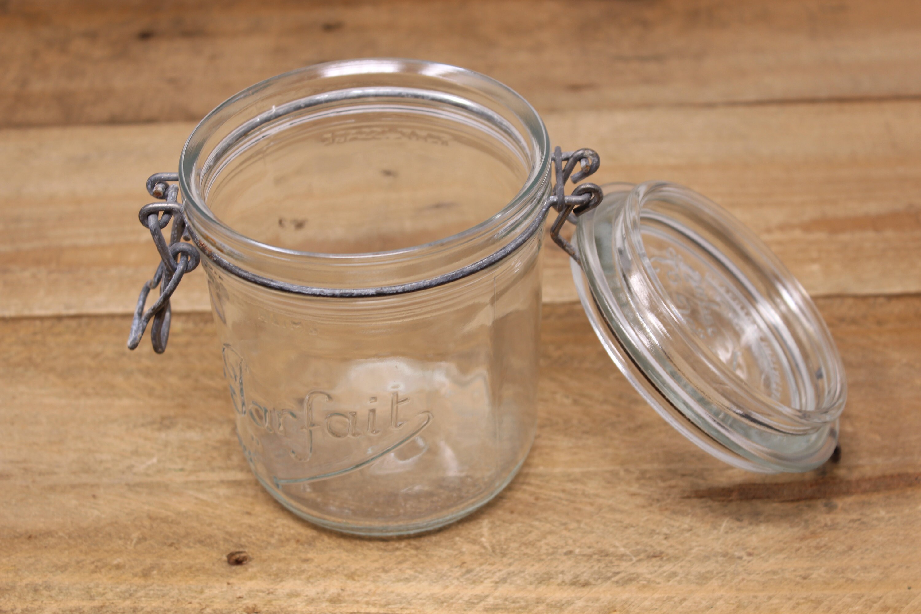 Le Parfait Super Terrine Glas 500 Ml – 4 Stück, Luftdicht Mit Gummidichtung & Glasdeckel, Französische Qualität