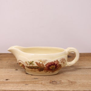 Vintage Clarice Cliff “Georgian Spray” Newport Pottery - Gravy Boat - Made in England