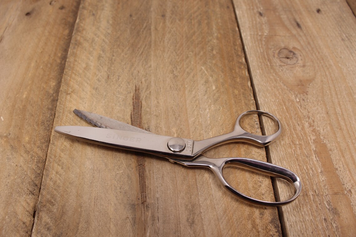 Vintage Singer C807 Heavy Duty 9 Stainless Pinking Etsy