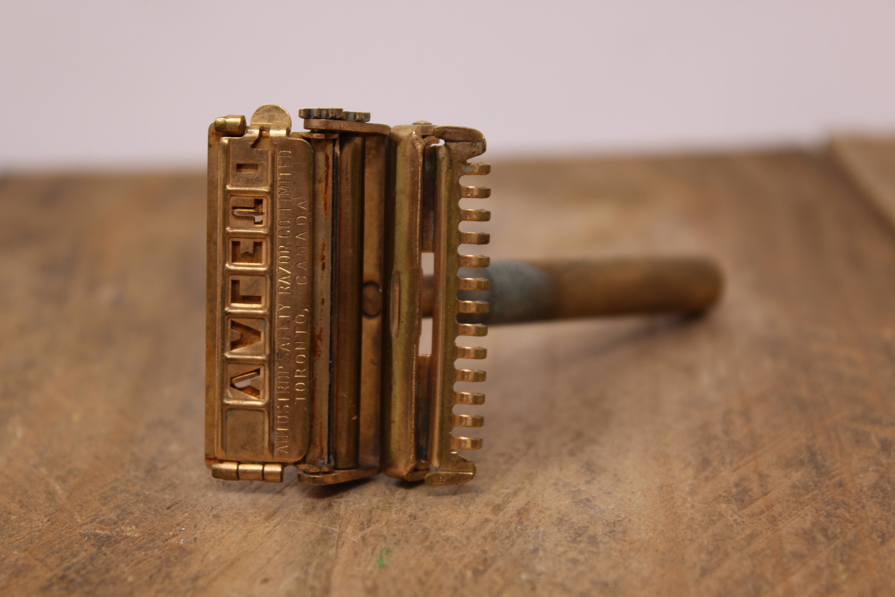 Antique Brass Valet Autostrop VC2 SE Safety Razor (1914-1923) Canada - Etsy