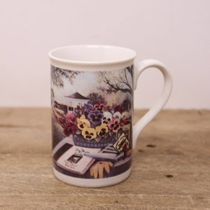 Glynda Turley Painting Porcelain - Garden Design - Tea/Coffee Mug - Capilano, Canada