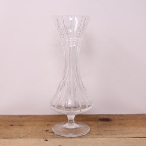 Vintage Corset Shape - Footed Pedestal Crystal Glass