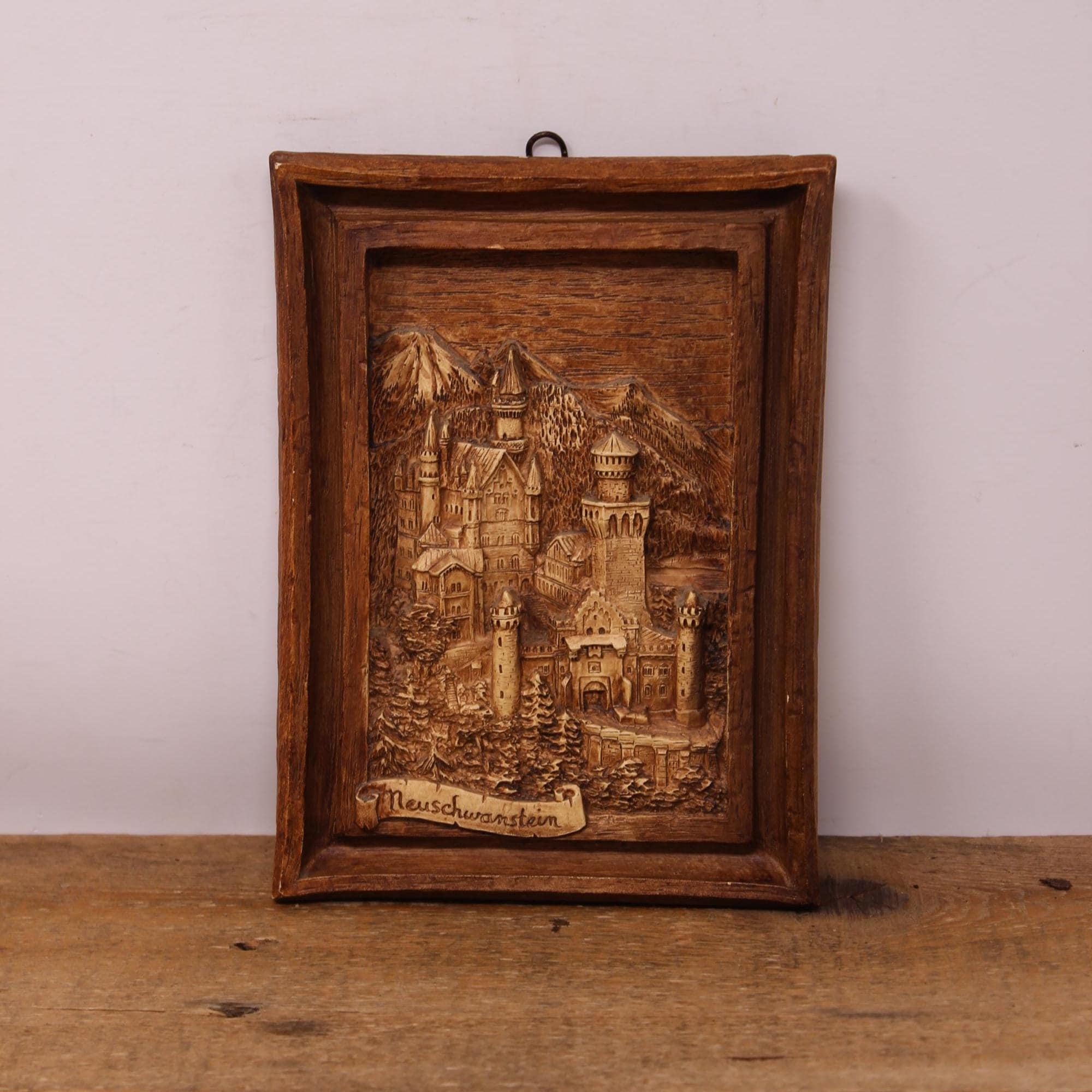 Vintage Neuschwanstein - 3-D Carved / Molded - Castle Scene - Etsy