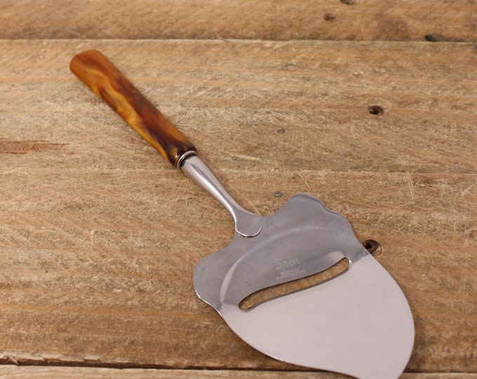 Vintage Spar Cheese Slicer With Marbled Bakelite Handle Made in Norway