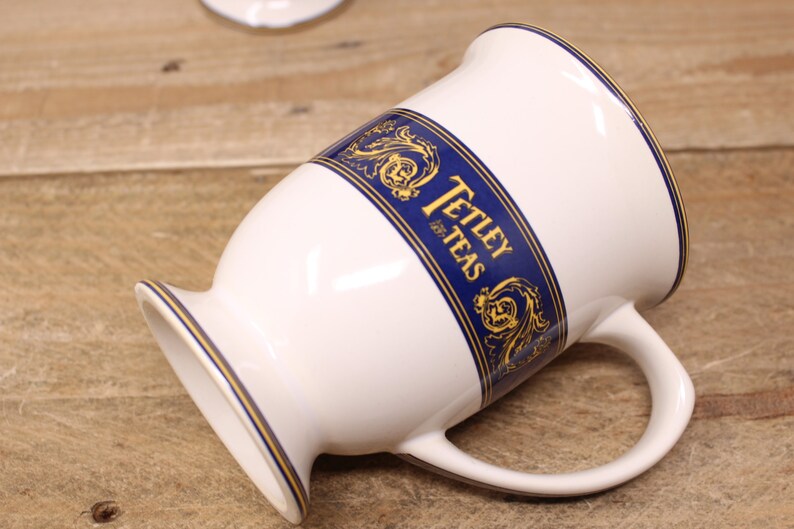 Vintage Tetley Tea Teapot Cream & Sugar Set 4 Tetley Tea Etsy