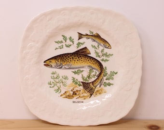 Vintage Alfred Meakin "Salmon" 8.5" Salad Plate