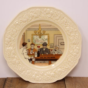 Vintage Crown Ducal - Florentine - &quot;One on the House&quot; - Decorative Plate
