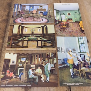 5 Williamsburg - Virginie - Cartes postales - Curteich - Arthur H. Richards