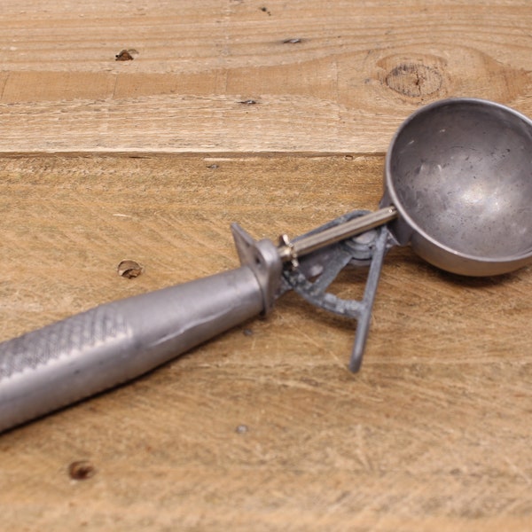 Antique Aluminum Ice Cream Scoop / Potato Scooper - Japan