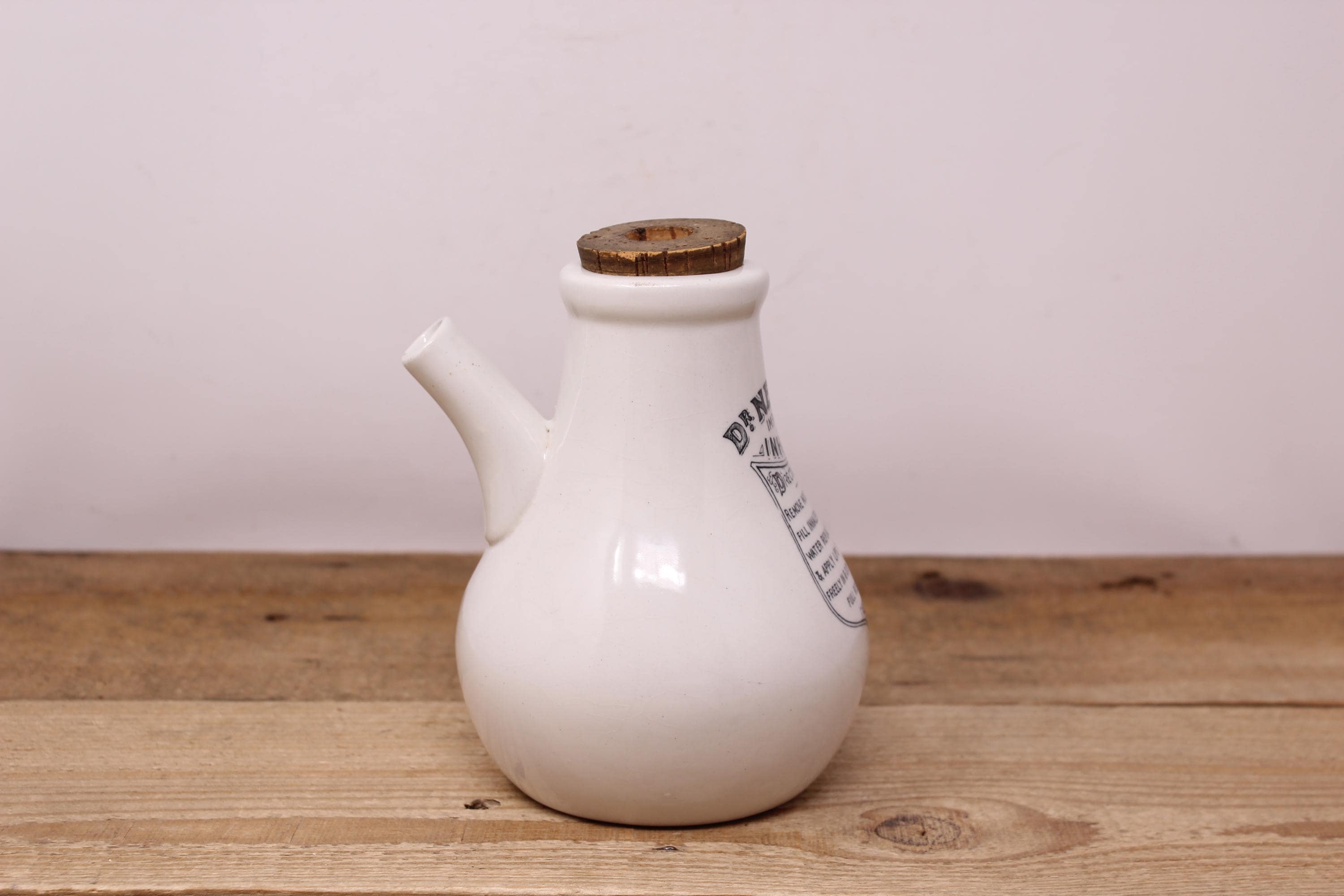 Antique Dr. Nelson's Earthenware Improved Steam Inhaler With