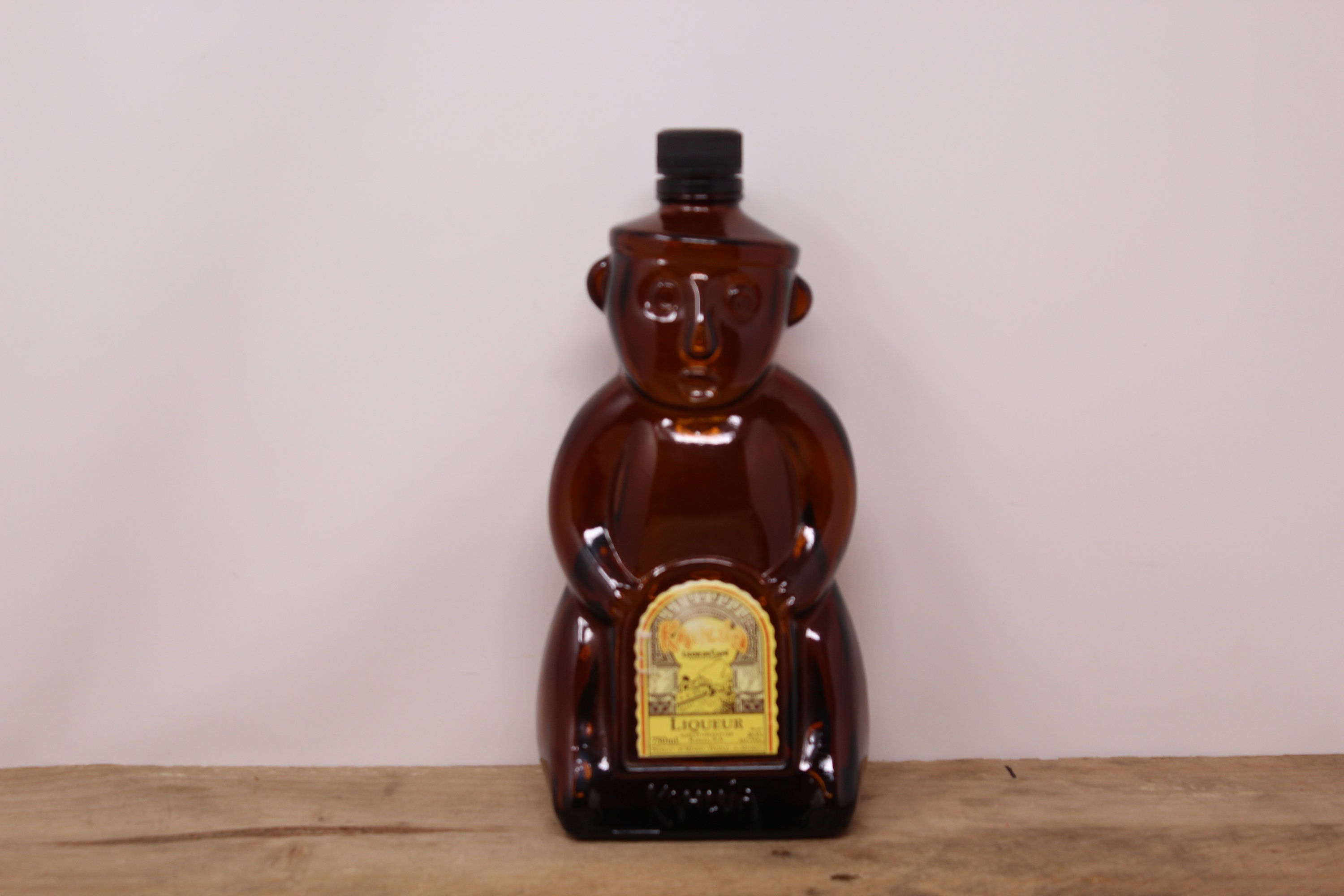 Vintage Amber Kahlua Liqueur Bottle - Heritage Edition (empty