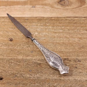 Antique Ornate Sterling Handle Nail File