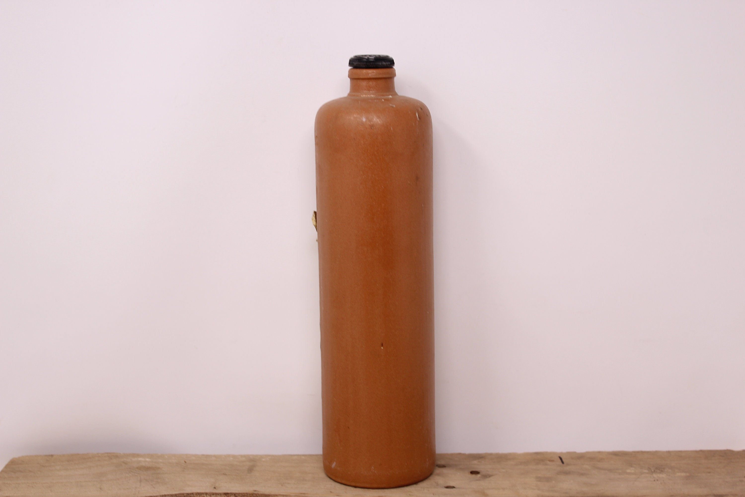 Antique Dutch Erven Lucas Bols Amsterdam Stoneware Bottle