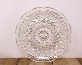 Vintage Wexford - Anchor Hocking - Divided Platter / Serving Platter