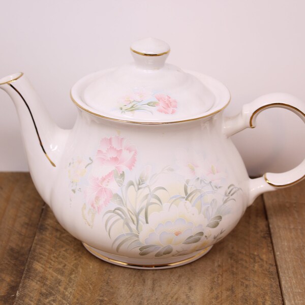 Floral Design Teapot Etsy