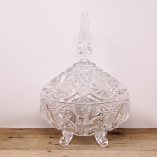 Crystal Candy Dish Etsy