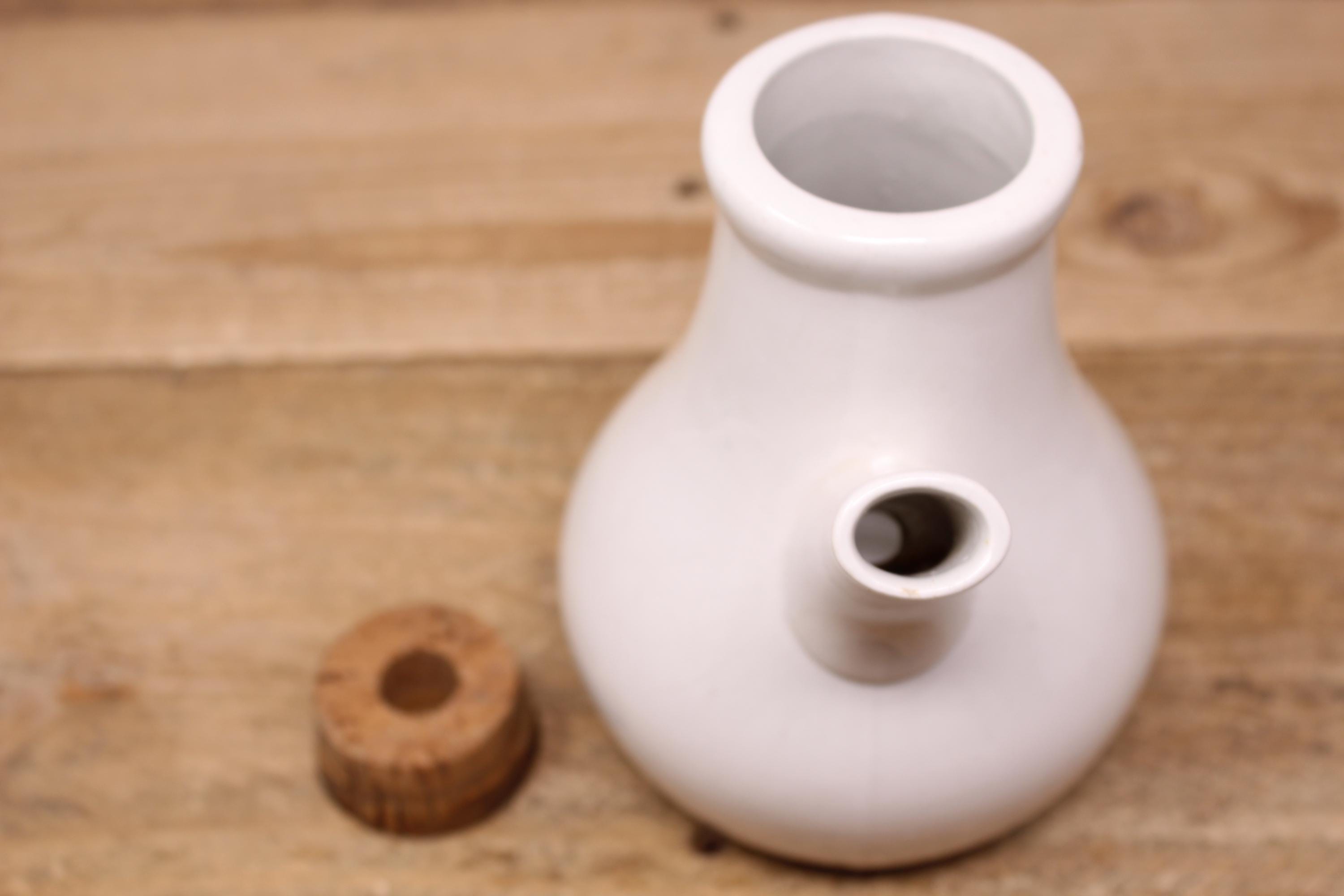 Antique Dr. Nelson's Earthenware Improved Steam Inhaler With