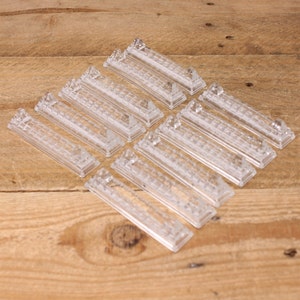 Set of 12 Vitrum Belfor Crystal  Knife Rests - Made in Czech Republic - In Original Box