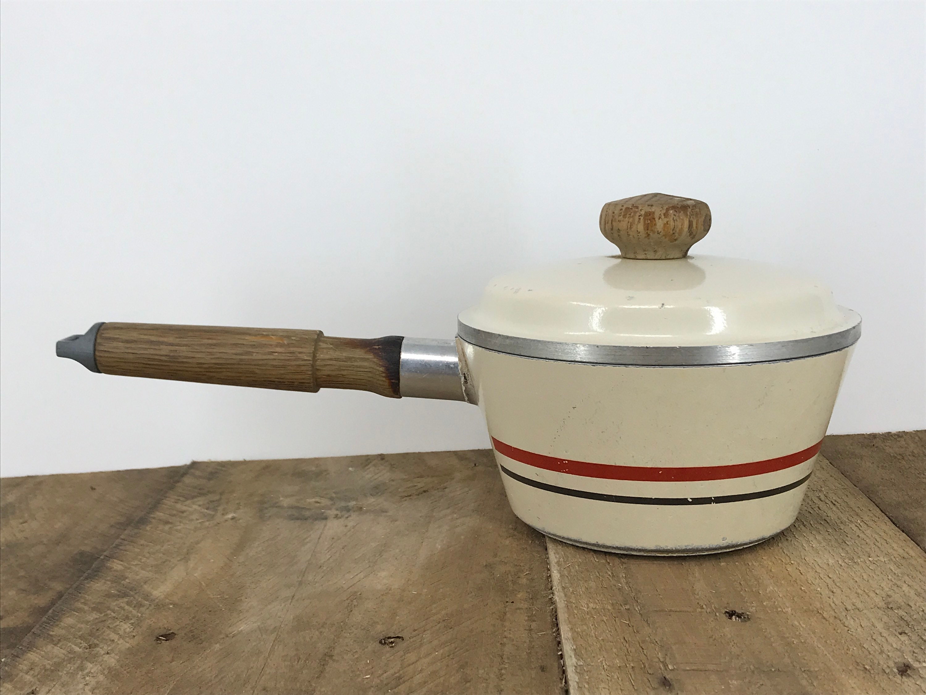 Vintage Westbend Elite Striped Covered Saucepan - Etsy Canada
