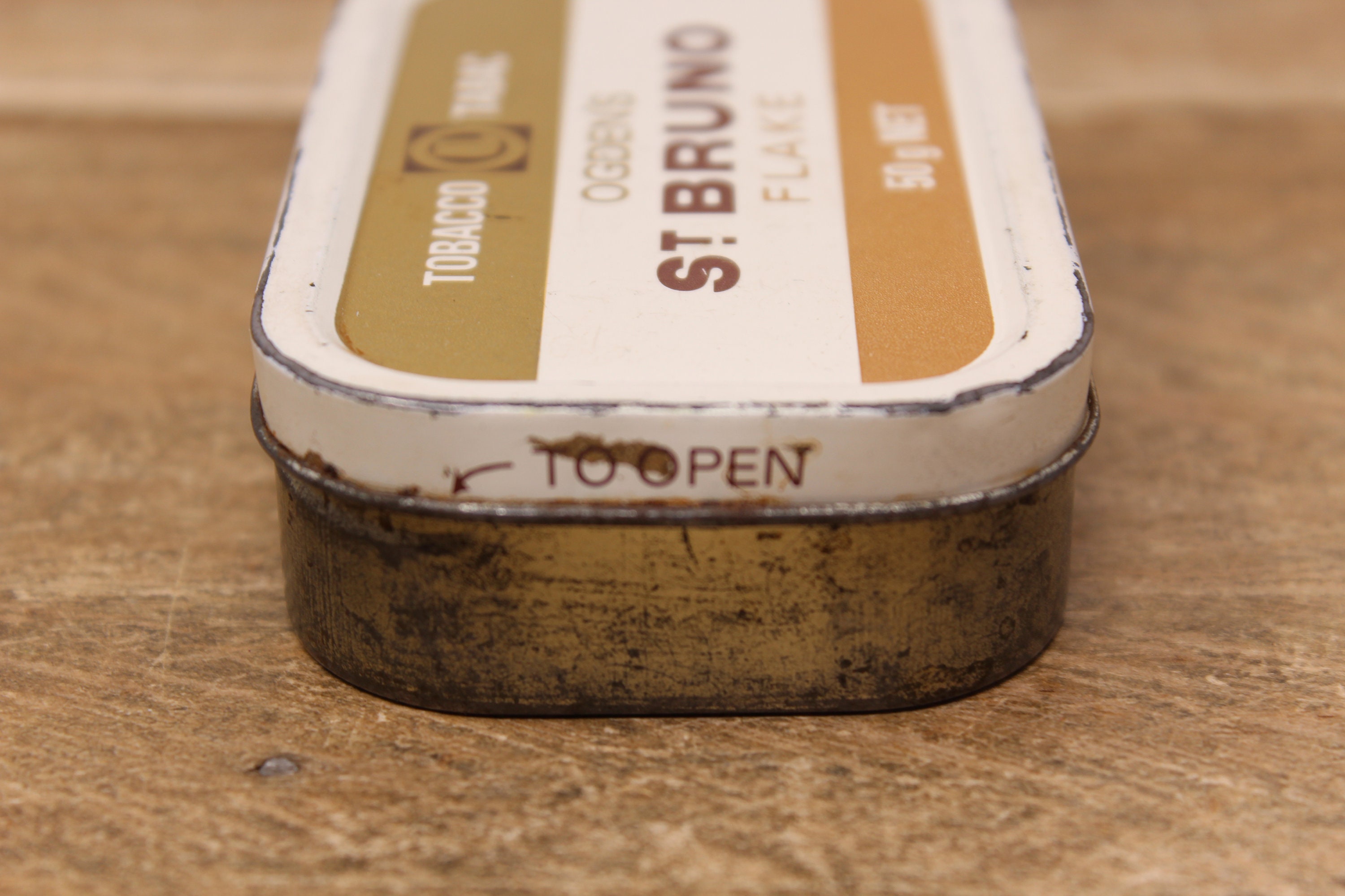 st bruno flake tobacco tin Ogdens's St. Bruno Flake - Tobacco Tin (empty)