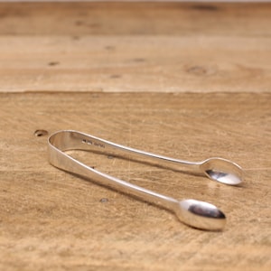 Antique Silver Sugar Tongs - J R - Joseph Rodgers & Sons - Sheffield
