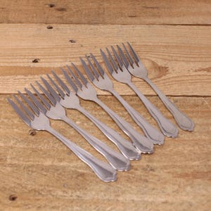 7 Casa Elite Pastry Forks / Dessert Forks