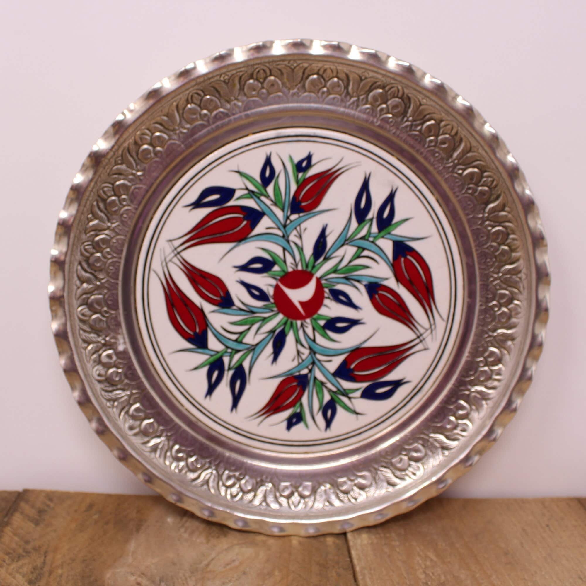 トルコ ヴィンテージ*Kutahyaキュタフヤ陶器*ハンドペイントフラワーベース トルコ ヴィンテージ*Kutahyaキュタフヤ陶器*ハンドペイントフラワー