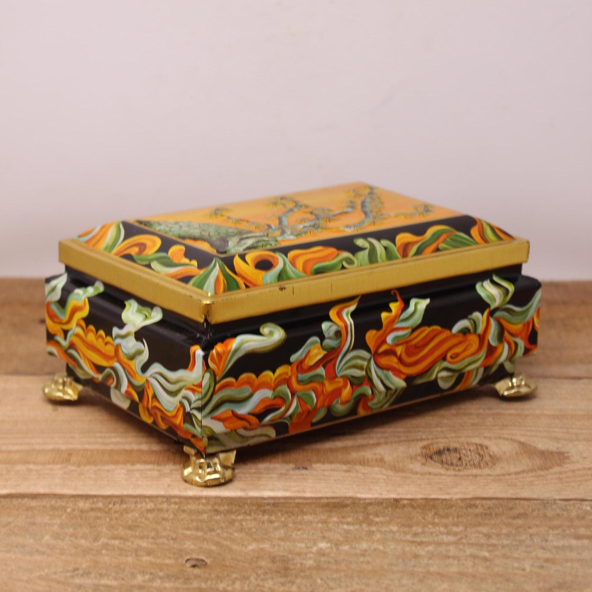 West German Vintage Metal Boxes - Etsy