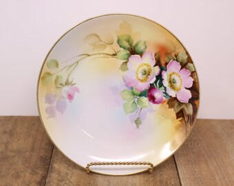 Antique Nippon - Morimura - Hand-Painted Plate - Cherry Blossoms