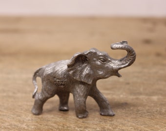 1985 JOHN RAYA Elephant 象オブジェ USA製 ビンテージ Vintage Rawcliffe Pewter Elephant - Pewter Figurine 1977 - Etsy