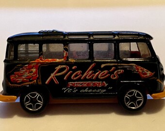 vw bus push car