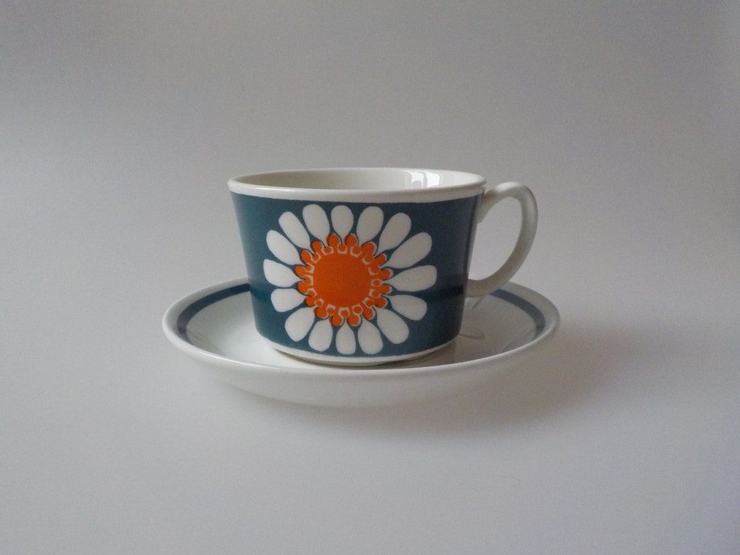 Figgjo Daisy Tea Cup Set Turi Design Etsy