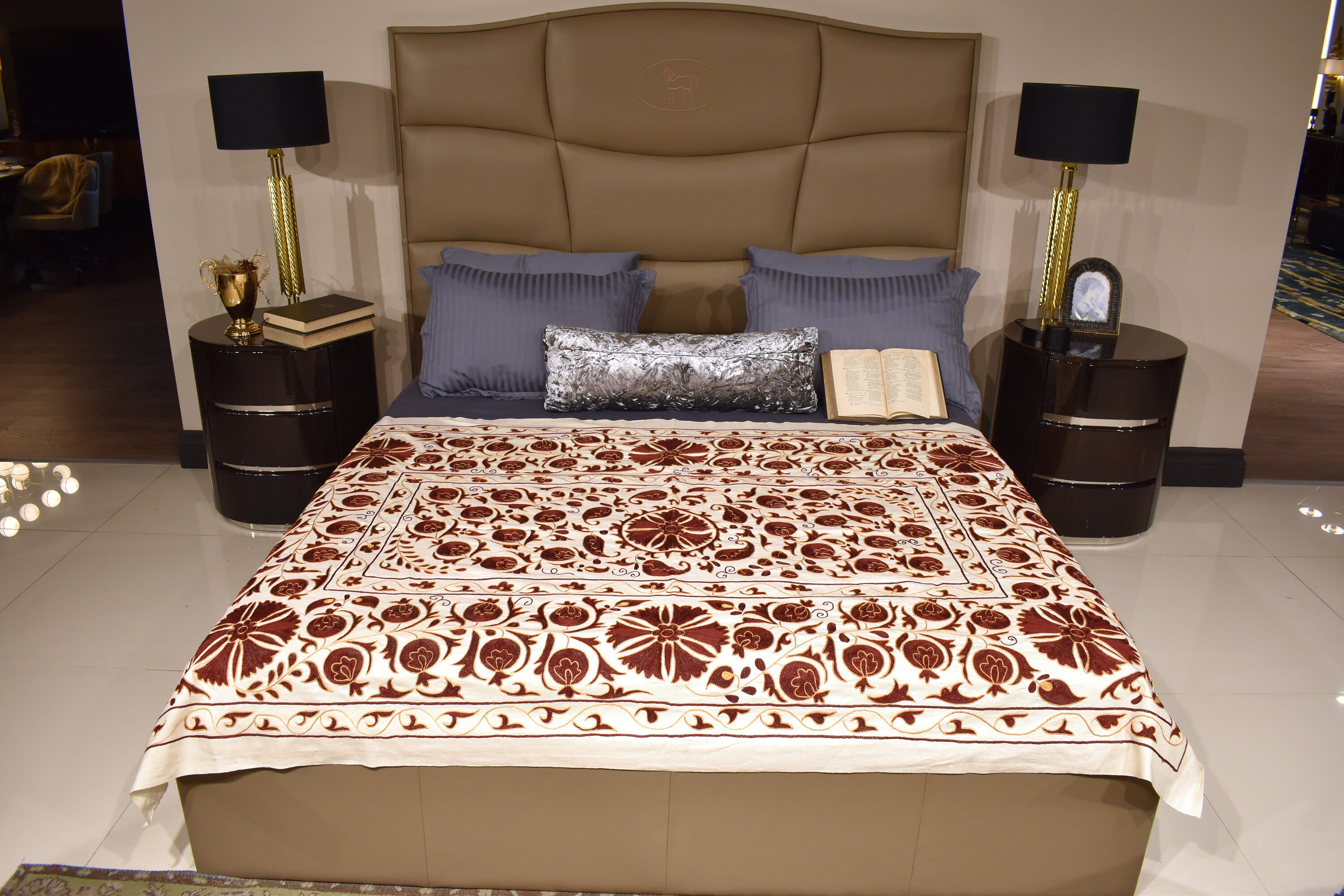 Original Suzani Bedding Suzani Bedspread 7 X 4.7 Ft. Wall Etsy