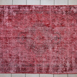 Turkish Vintage Rug 9 x 5.3 ft. Home Decor,Old Handmade Carpet, Living Room Carpet,Large Rug, Floor Rug, Red Rug,Fast and Free Delivery