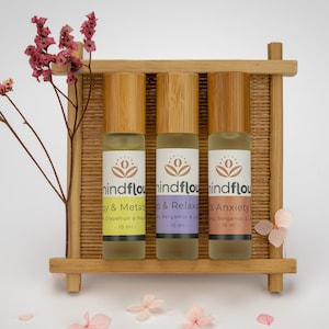 Roll On Essential Oil Present, Thank You Gift Bag; Self Care Present; Australian Essential Oils