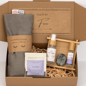 Calming Kit Gift for Her; Mindfulness Kit with Protection Crystal