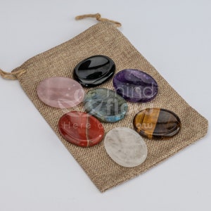 Worry Stone For Anxiety Relief; Crystal Rubbing Stone