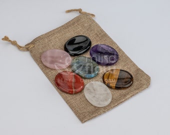 Worry Stone For Anxiety Relief; Crystal Rubbing Stone
