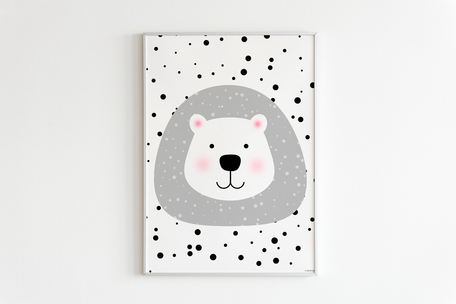 Poster Animali Acquerello Tartaruga – Cameretta Bambini, Foresta Safari, DIN A4 - copertina