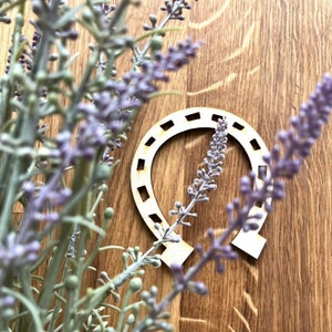 Wooden horseshoe 20 pcs- elements perfect for decoupage