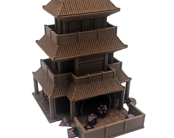 Samurai Dice Tower - Shizuka - By Mythic Roll