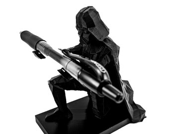 Darth Vader Low Poly Pen Holder - Star Wars