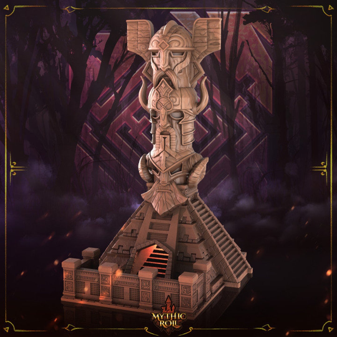 Aztec Dice Tower Encesti by Mythic Roll - Etsy